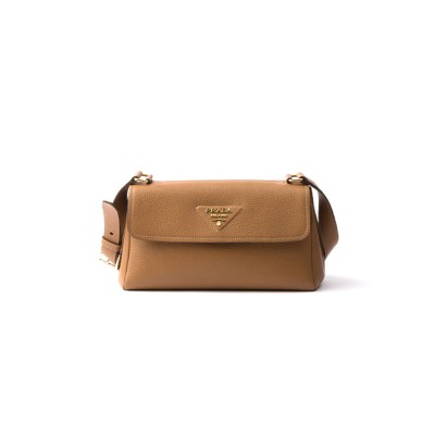 PRADA SMALL LEATHER SHOULDER BAG 1BN022 (26*14*9.5cm)